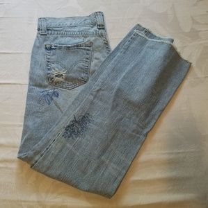 Levi's slouch bootcut jeans